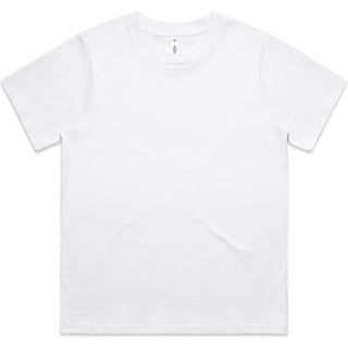 AS Colour  Wo's Classic Minus Tee [-5cm] 4079 (White) - Front View | color:|view:front