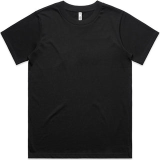 AS Colour 4026 Wo's Classic Tee - Front View | color:Black|view:front
