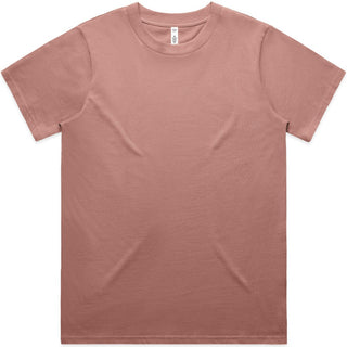 AS Colour 4026 Wo's Classic Tee - Front View | color:Hazy Pink|view:front