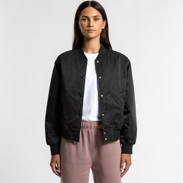 AS Colour Women's College Bomber Jacket | 4511 (Black)