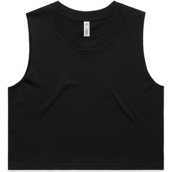 AS Colour Women's Crop Tank | 4068 (Black)