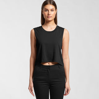 AS Colour Women's Crop Tank | 4068 (White)