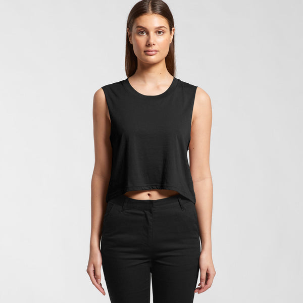AS Colour Women's Crop Tank | 4068 (White)