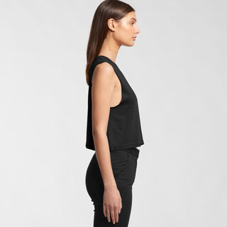 AS Colour Women's Crop Tank | 4068 (White)