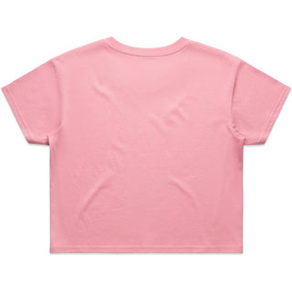 AS Colour 4062 Wo's Crop Tee - Back View | color:Bubblegum|view:back