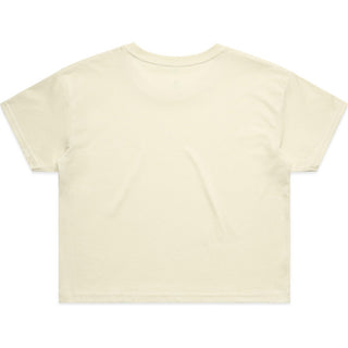AS Colour 4062 Wo's Crop Tee - Back View | color:Butter|view:back