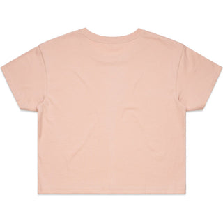 AS Colour 4062 Wo's Crop Tee - Back View | color:Pale Pink|view:back
