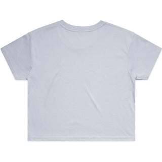 AS Colour 4062 Wo's Crop Tee - Back View | color:Powder|view:back