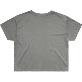AS Colour 4062 Wo's Crop Tee - Back View | color:Shadow|view:back