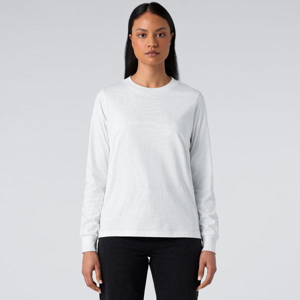 AS Colour Women's Dice L/S Tee | 4056 (White)