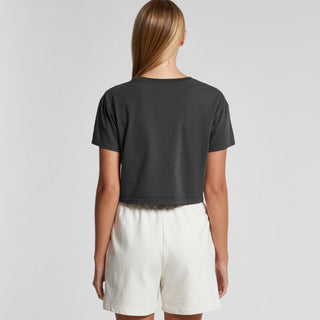 AS Colour Women's Faded Crop Tee | 4062F (Faded Black)