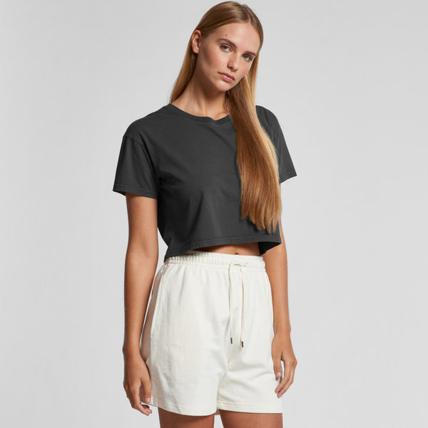 AS Colour Women's Faded Crop Tee | 4062F (Faded Dust)