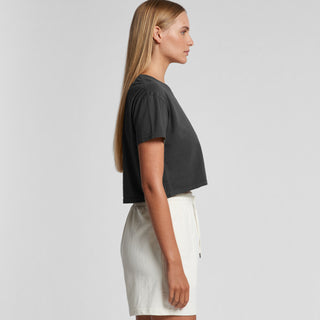 AS Colour Women's Faded Crop Tee | 4062F (Faded Dust)