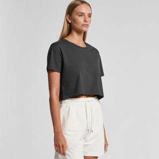 AS Colour Women's Faded Crop Tee | 4062F (Faded Black)
