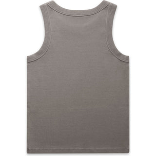AS Colour 4034 Wo's Faded Organic Rib Tank - Back View | color:Faded Grey|view:back