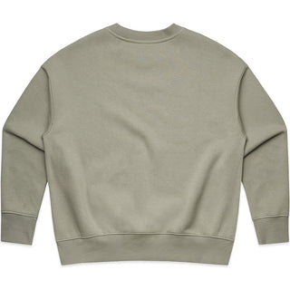 AS Colour 4145 Wo's Heavy Crew - Back View | color:Eucalyptus|view:back