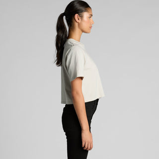 AS Colour Women's Heavy Faded Crop Tee | 4089 (Faded Grey)