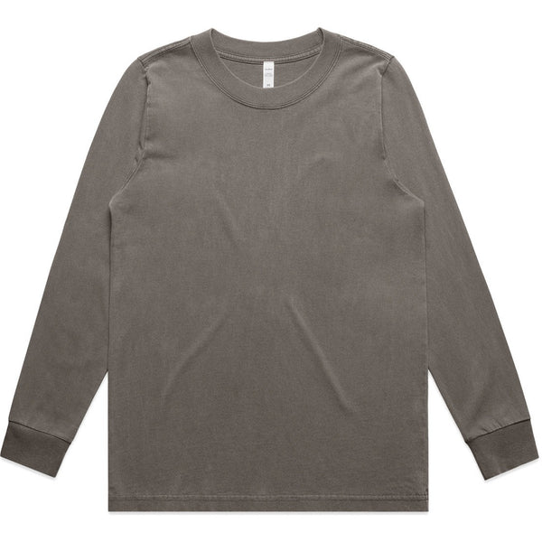 AS Colour Women's Heavy Faded L/S Tee | 4083 (Faded Grey)
