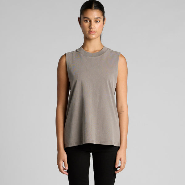 AS Colour Women's Heavy Faded Tank | 4084 (Faded Grey)