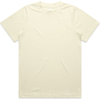 AS Colour 4080 Wo's Heavy Tee - Front View | color:Butter|view:front