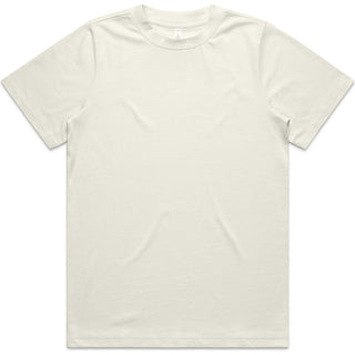 AS Colour 4080 Wo's Heavy Tee - Front View | color:Ecru|view:front