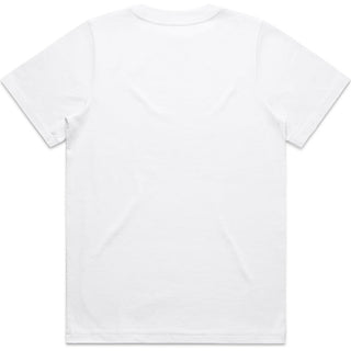 AS Colour 4080 Wo's Heavy Tee - Back View | color:White|view:back