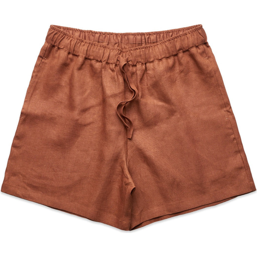 AS Colour Women's Linen Shorts | 4919 (Clay)