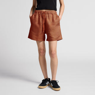 AS Colour Women's Linen Shorts | 4919 (Clay)
