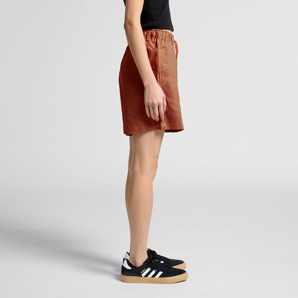 AS Colour Women's Linen Shorts | 4919 (Eucalyptus)