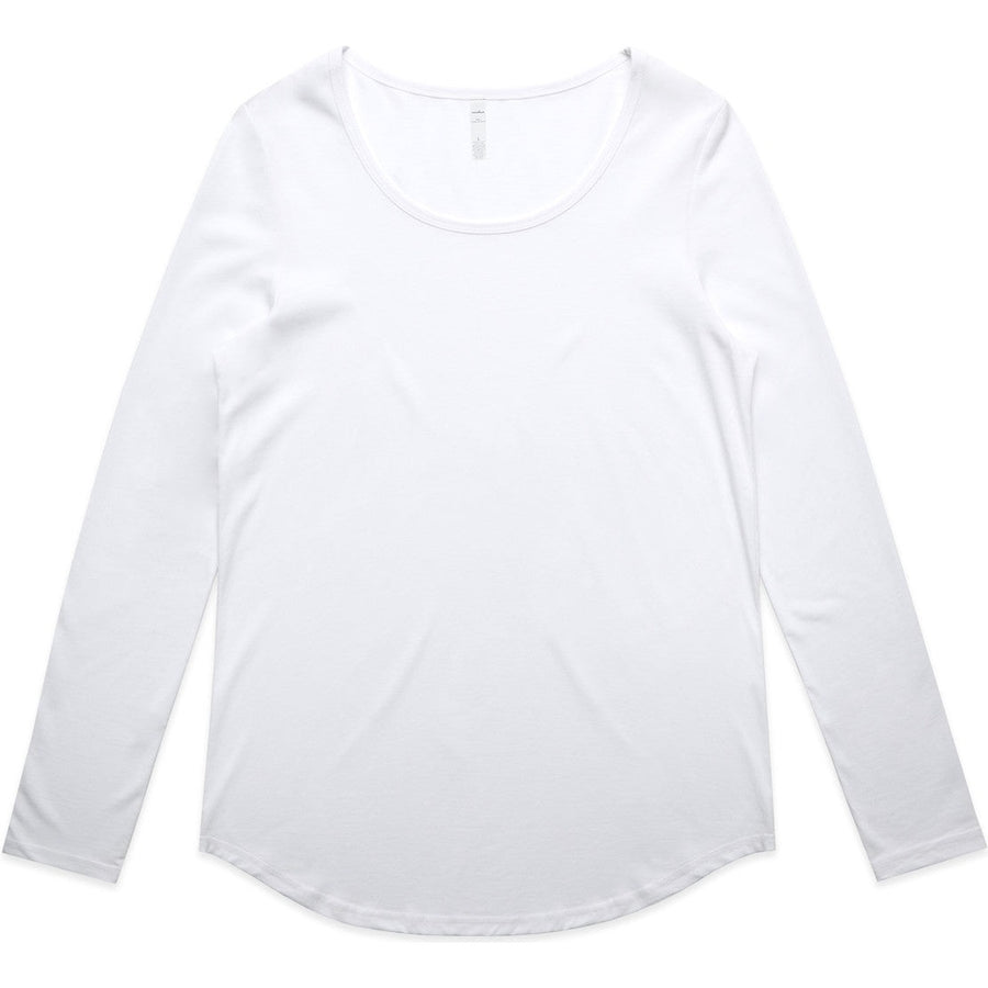 AS Colour Women's Mali L/S Tee | 4009 (White)