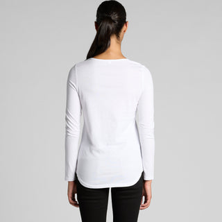 AS Colour Women's Mali L/S Tee | 4009 (White)