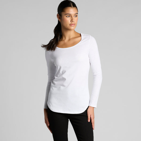 AS Colour Women's Mali L/S Tee | 4009 (Black)