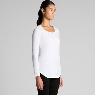 AS Colour Women's Mali L/S Tee | 4009 (White)