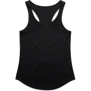 AS Colour 4013 Wo's Mali Racerback - Back View | color:Black|view:back