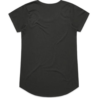 AS Colour 4008 Wo's Mali Tee - Back View | color:Coal|view:back