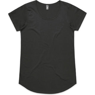 AS Colour 4008 Wo's Mali Tee - Front View | color:Coal|view:front