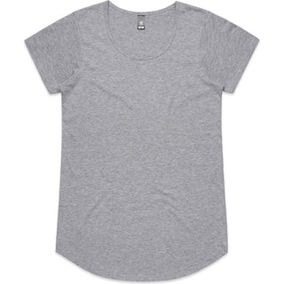 AS Colour 4008 Wo's Mali Tee - Front View | color:Grey Marle|view:front
