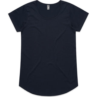 AS Colour 4008 Wo's Mali Tee - Front View | color:Navy|view:front