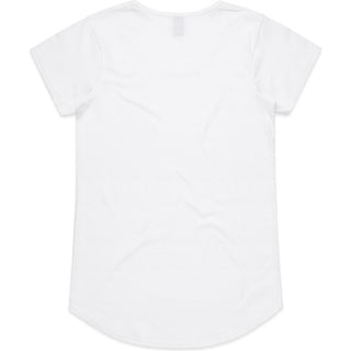AS Colour 4008 Wo's Mali Tee - Back View | color:White|view:back