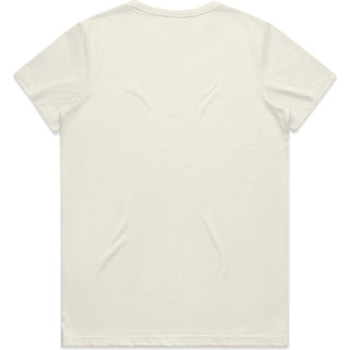 AS Colour 4610 Wo's Maple Active Blend Tee - Back View | color:Ecru|view:back
