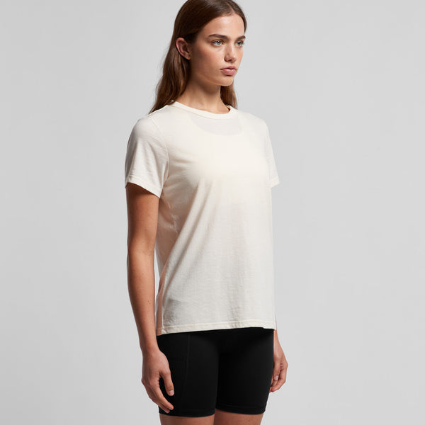 AS Colour Women's Maple Active Blend Tee | 4610 (Ecru)