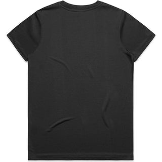 AS Colour 4001A Wo's Maple Active Tee - Back View | color:Black|view:back