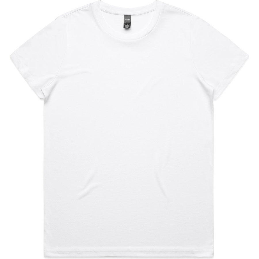 AS Colour Women's Maple Active Tee | 4001A (White)