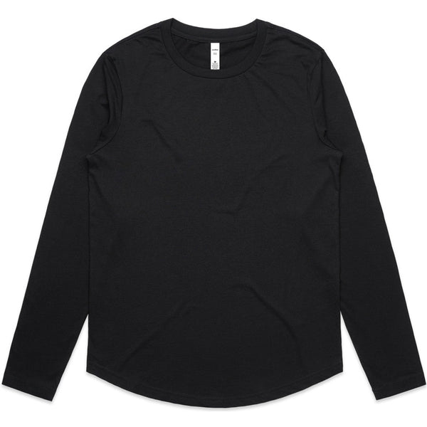 AS Colour Women's Maple Curve L/S Tee | 4021 (Black)
