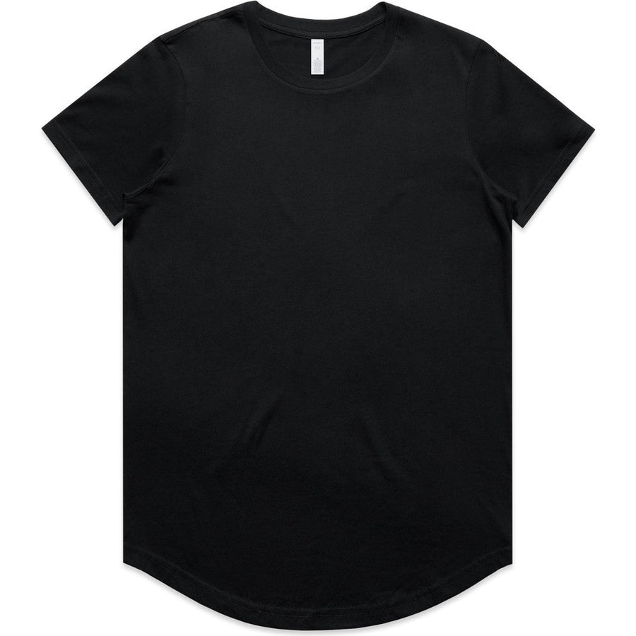 AS Colour Women's Maple Curve Tee | 4024 (Black)