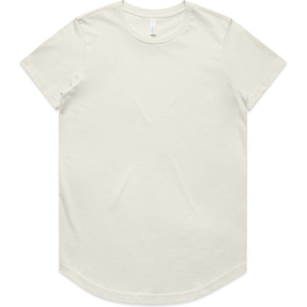AS Colour Women's Maple Curve Tee | 4024 (Ecru)