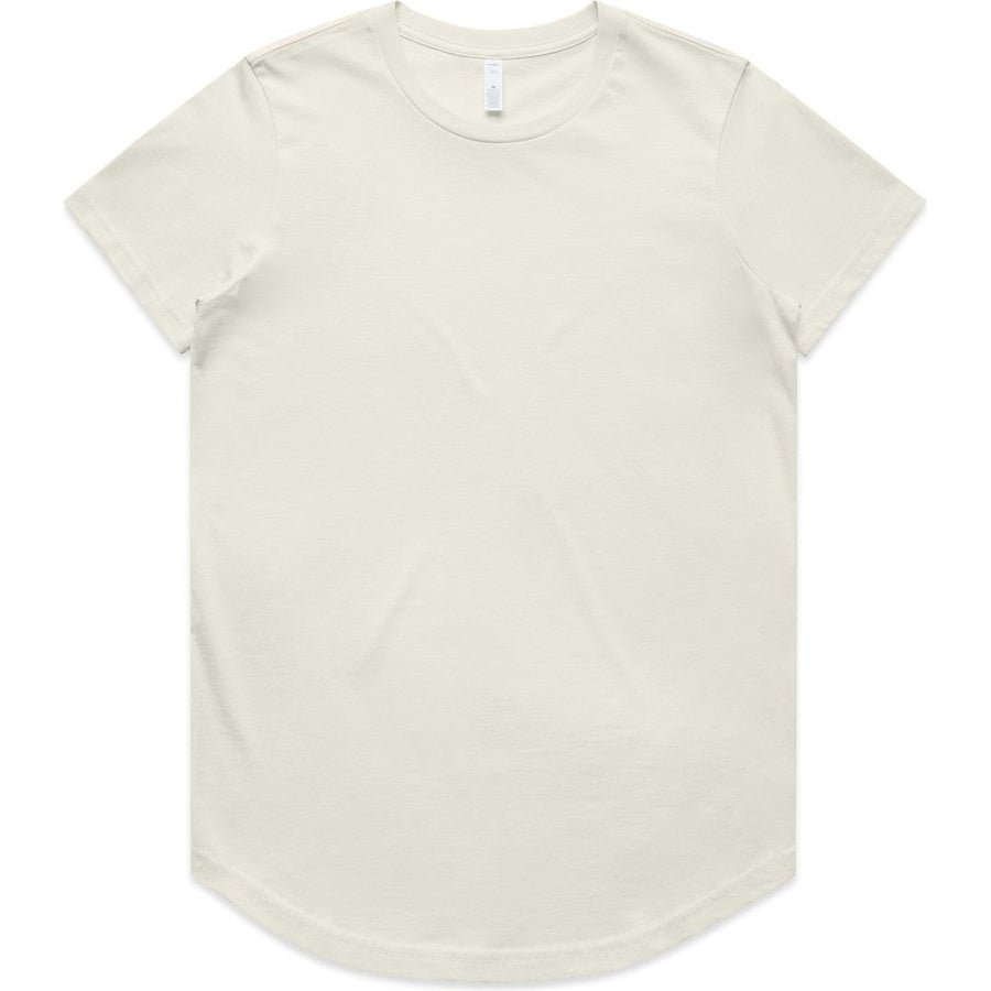 AS Colour Women's Maple Curve Tee | 4024 (Ecru)
