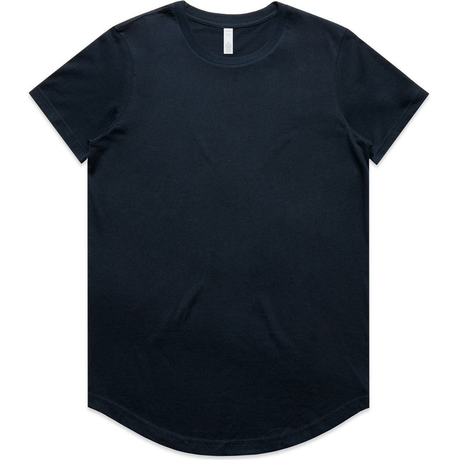 AS Colour Women's Maple Curve Tee | 4024 (Navy)