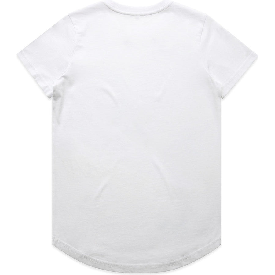 AS Colour Women's Maple Curve Tee | 4024 (White)