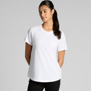 AS Colour Women's Maple Curve Tee | 4024 (Black)